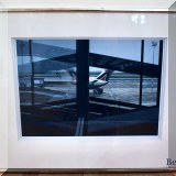 A04. Zurich Airport silkscreen by Richard Estes 5/250 23&rdquo;h x 30&rdquo;w 